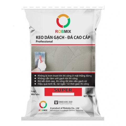 KEO DÁN GẠCH ĐÁ - CAO CẤP 25KG